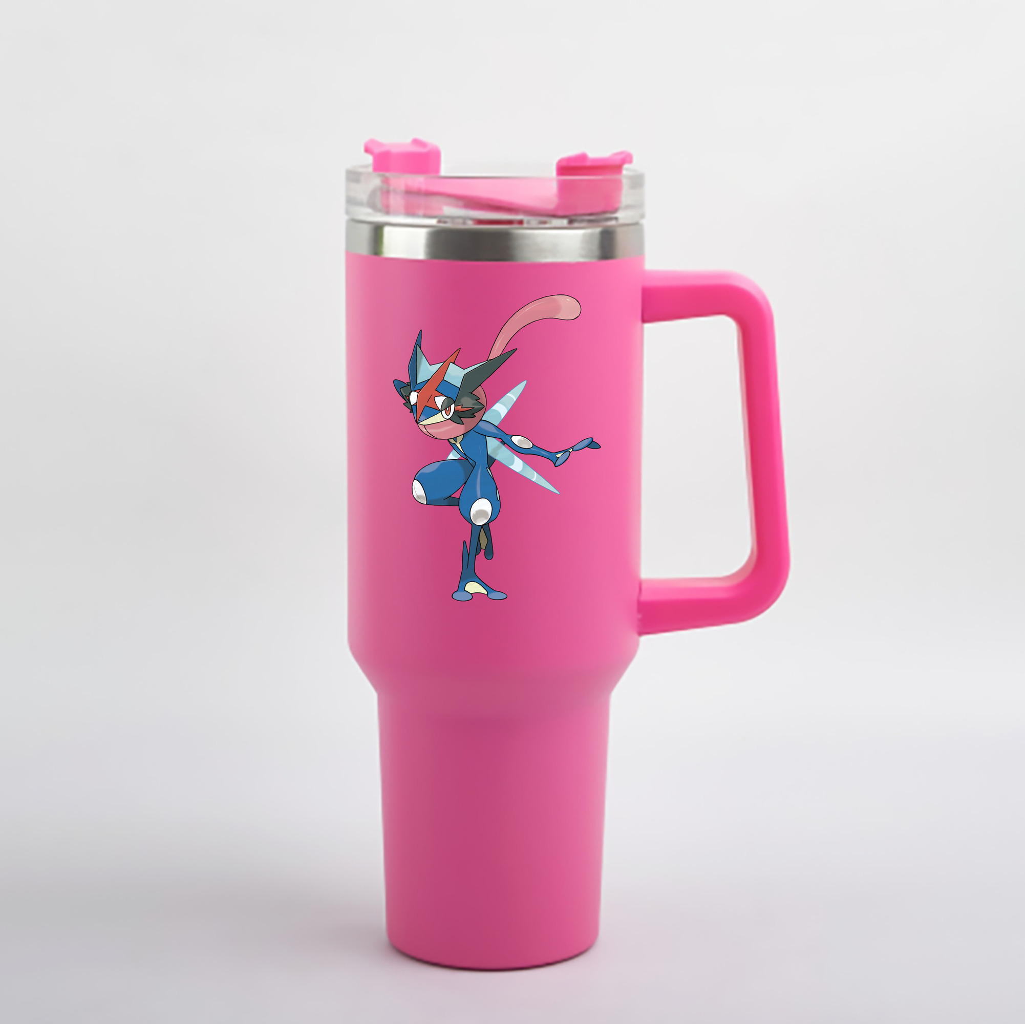 （画像用） ポケットモンスター Pokémon 1200mL車用タンブラー - クリスタルステッカー（プラスチックストロー付き）